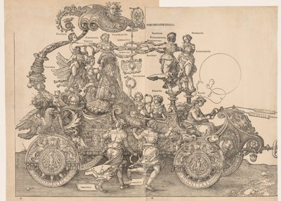 Kejsar Maximilians stora triumfbil av Albrecht Dürer