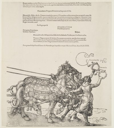 Den stora triumfvagnen: Erfarenhet och skicklighet av Albrecht Dürer