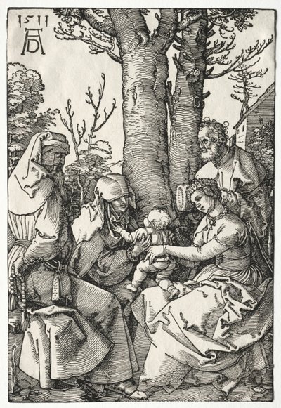 Den heliga familjen med Joachim och Anna, 1511. av Albrecht Dürer