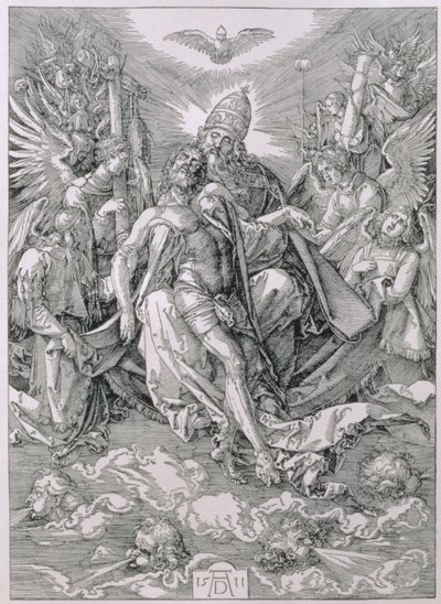 Den heliga treenigheten, pub. 1511 av Albrecht Dürer