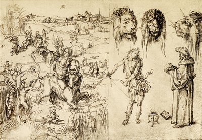 Kidnappningen av Europa av Albrecht Dürer