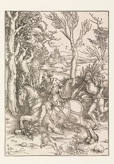 Riddaren och Landsquenet av Albrecht Dürer