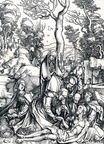 Klagosången för Kristus, 1498 1906 av Albrecht Dürer