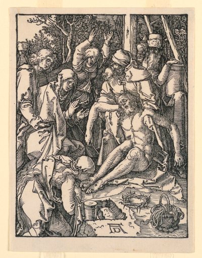 The Lamentation, från The Little Passion-serien av Albrecht Dürer