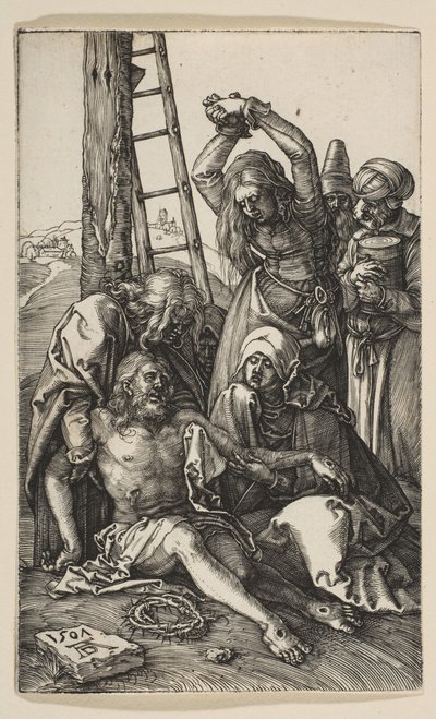 The Lamentation, från The Passion, 1507. av Albrecht Dürer
