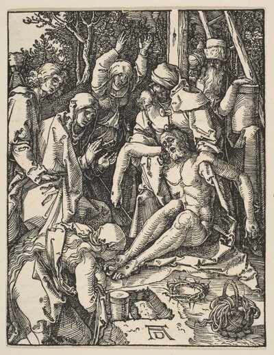 The Lamentation, från The Small Passion, ca. 1509. av Albrecht Dürer