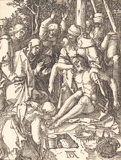 Klagovisan, troligen ca. 15091510. av Albrecht Dürer