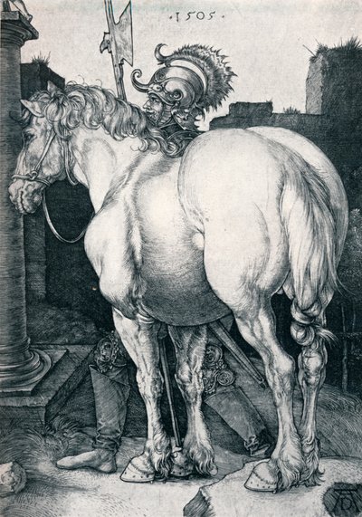 Den stora hästen, 1505 1906 av Albrecht Dürer