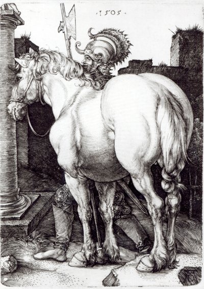 Den stora hästen, 1509 av Albrecht Dürer