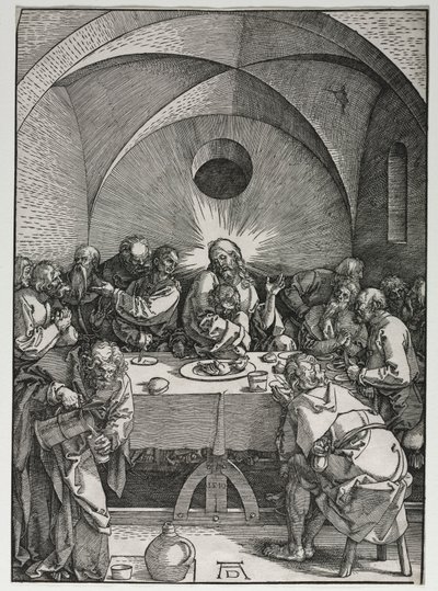 Den stora passionen: Nattvarden av Albrecht Dürer