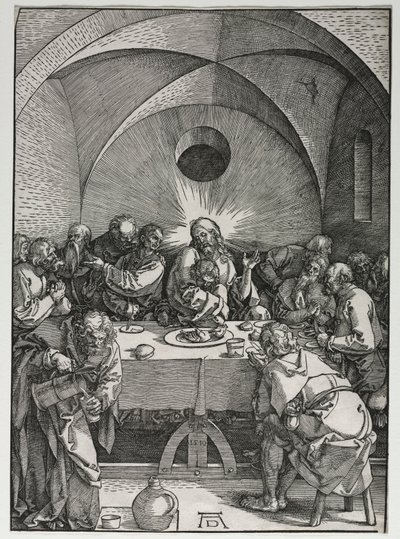 Den stora passionen: Nattvarden, 1510. av Albrecht Dürer