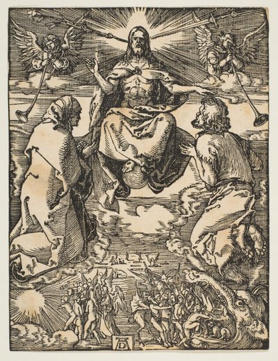 Den sista domen, från The Small Passion, ca. 1510. av Albrecht Dürer