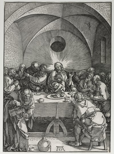 Den stora passionen: Nattvarden av Albrecht Dürer