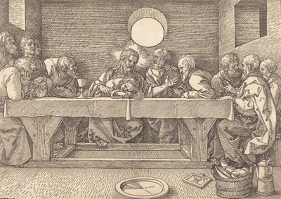 Den sista måltiden, 1523. av Albrecht Dürer