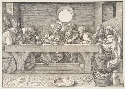 Den sista måltiden, 1523. av Albrecht Dürer