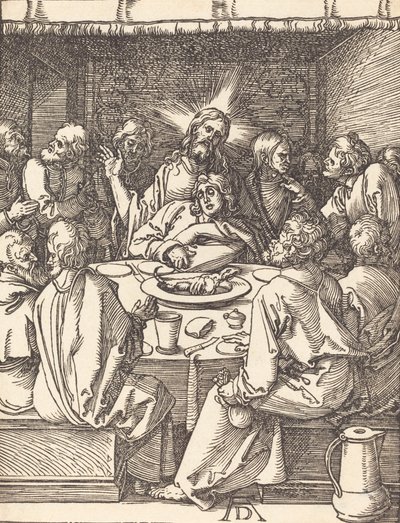 Nattvarden, förmodligen ca. 15091510. av Albrecht Dürer