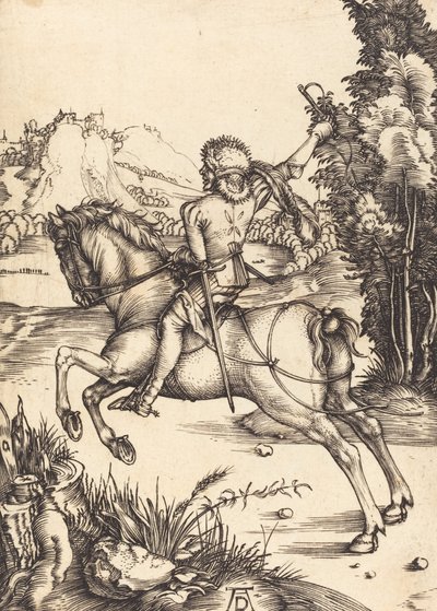 Den lilla kuriren, ca. 1496. av Albrecht Dürer
