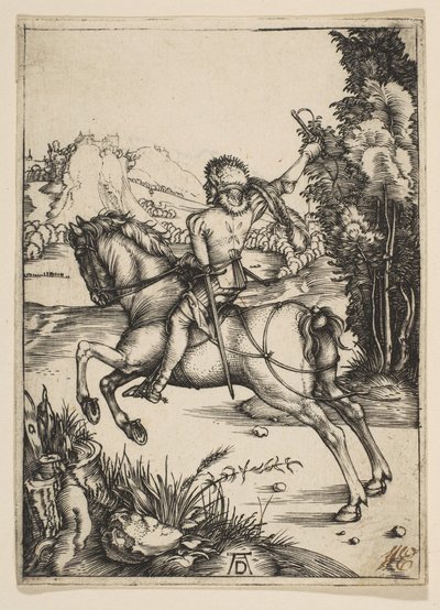 Den lilla kuriren.n.d. av Albrecht Dürer