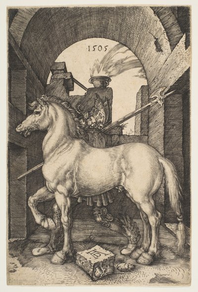 Den lilla hästen, 1505. av Albrecht Dürer