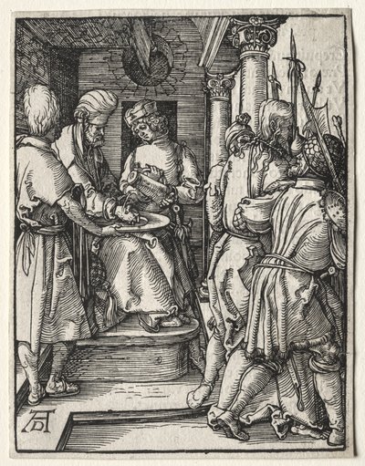Den lilla passionen: Pilatus tvättar händerna av Albrecht Dürer