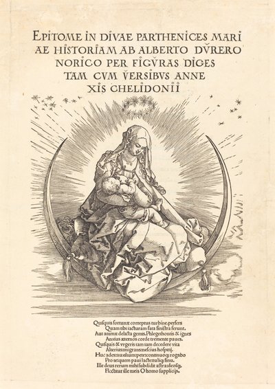 Madonnan på halvmånen av Albrecht Dürer