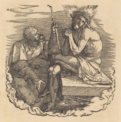 Sorgens man hånad av en soldat, troligen 1511. av Albrecht Dürer