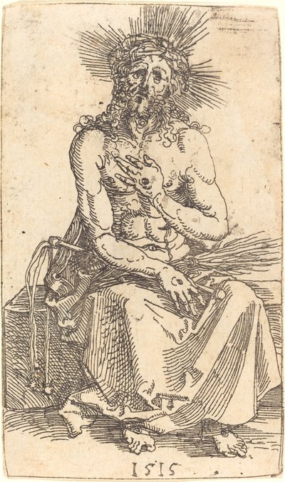 Sorgernas man sitter av Albrecht Dürer