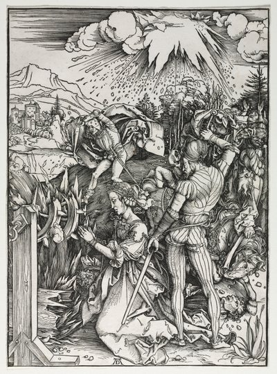 Sankta Katarina av Alexandrias martyrskap av Albrecht Dürer