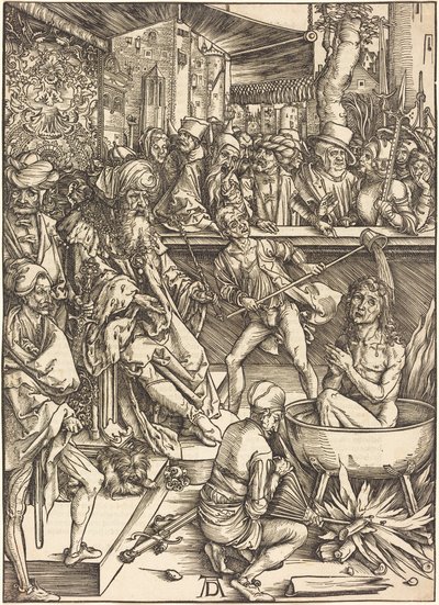 Den helige Johannes martyrium av Albrecht Dürer