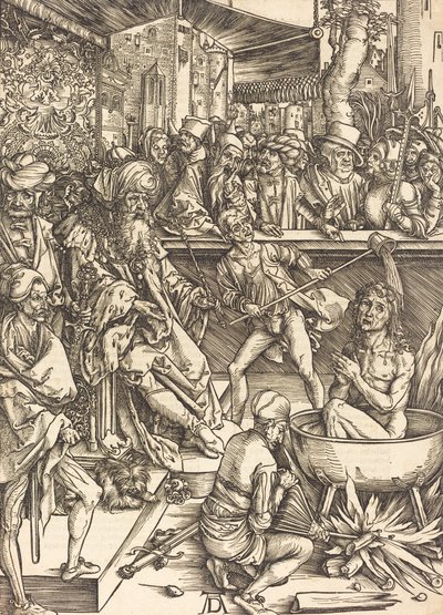 Sankt Johannes martyrskap, troligen ca. 14961498. av Albrecht Dürer