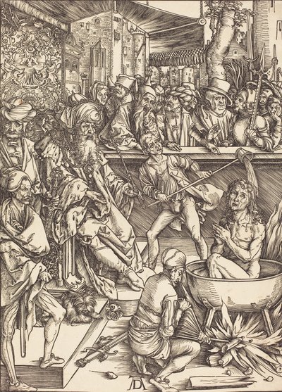 Sankt Johannes martyrskap, troligen ca. 14961498. av Albrecht Dürer