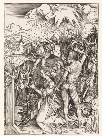 Den heliga Katarinas martyrskap av Albrecht Dürer
