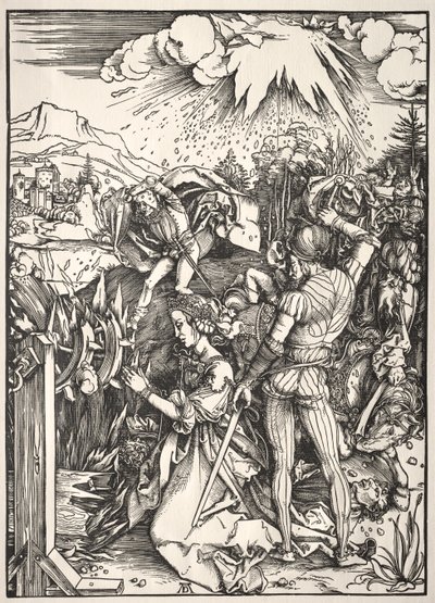 Den heliga Katarinas martyrskap av Albrecht Dürer