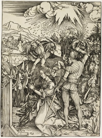 Den heliga Katarinas martyrskap av Albrecht Dürer