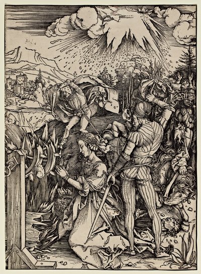 Martyrskapet av St. Katarina av Alexandria av Albrecht Dürer