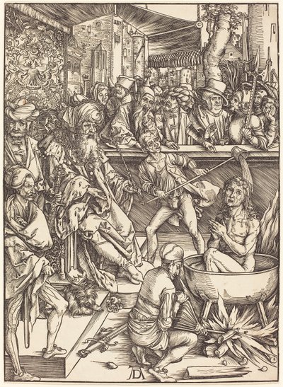 Johannes evangelistens martyrskap av Albrecht Dürer