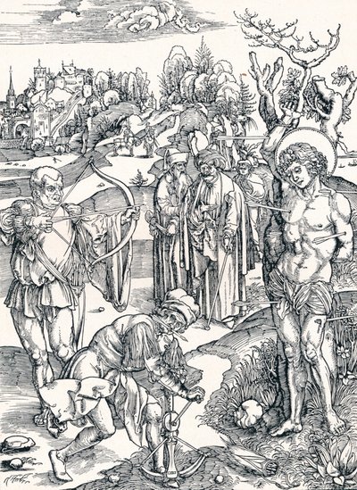Sankt Sebastians martyrskap, c1495 1906 av Albrecht Dürer
