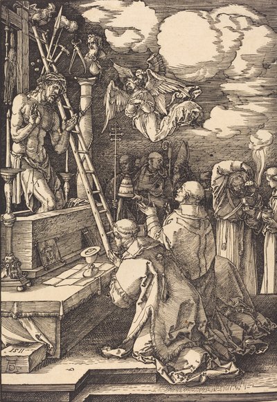 Sankt Gregorius mässa, 1511. av Albrecht Dürer