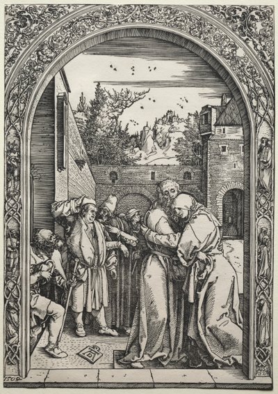 Joachims och Annas möte vid Gyllene porten, 1504. av Albrecht Dürer