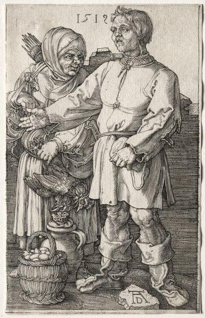 Bönderna på marknaden, 1519. av Albrecht Dürer