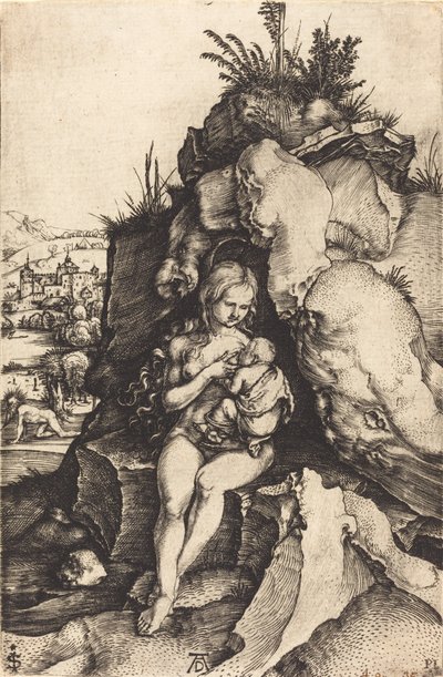 Sankt Johannes Chrysostoms botgöring, ca. 1497. av Albrecht Dürer