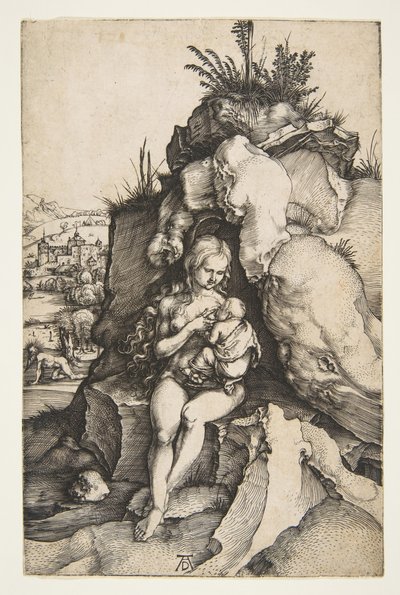 Sankt Johannes Chrysostomos botgöring, ca. 1496. av Albrecht Dürer