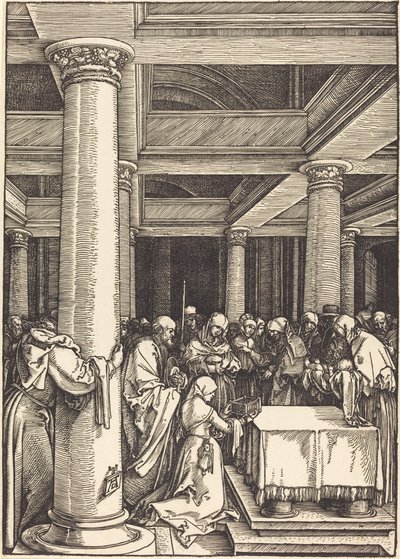 Presentationen av Kristus i templet av Albrecht Dürer