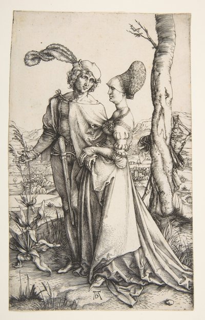 Promenaden, ca. 1498. av Albrecht Dürer