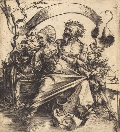 The Ravisher, c. 1495. av Albrecht Dürer