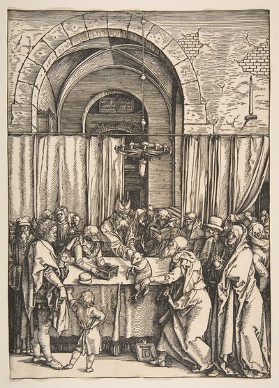 The Rejection of Joachims Offer, från The Life of the Virgin, ca. 1504. av Albrecht Dürer