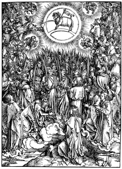 Uppenbarelsen av St John Apocalypse, c1498 av Albrecht Dürer