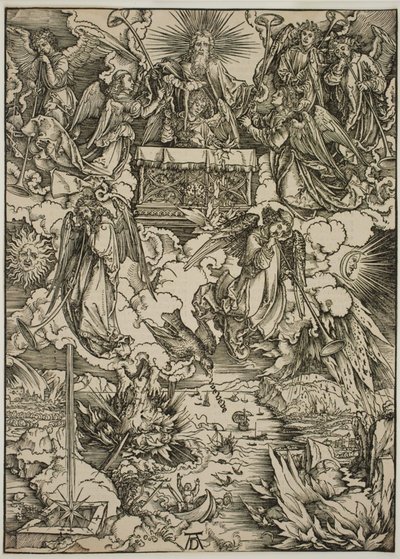 De sju trumpeterna av Albrecht Dürer