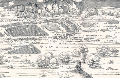 Belägringen av en fästning II, 1527 1906 av Albrecht Dürer