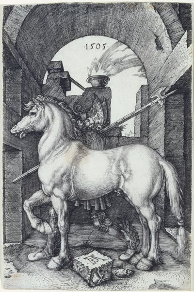 Den lilla hästen, 1505 av Albrecht Dürer
